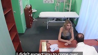 FakeHospital Tight pussy makes doctor cum twice