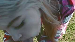 Fucking In The Park Leads To Accidental Creampie