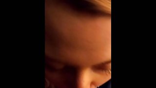 Babysitting Blowjobs: Dad Give Teen a Huge Cum Facial Before Mom Comes Home